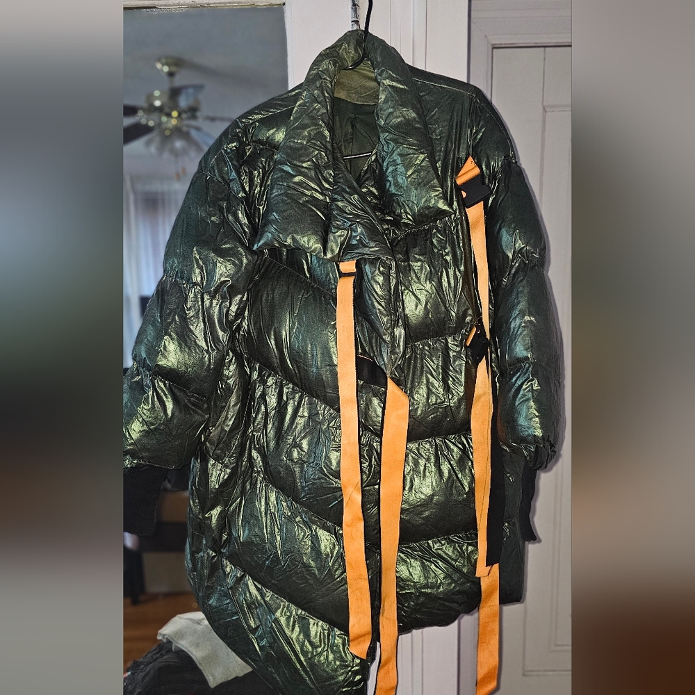 G×teal puffer jacket